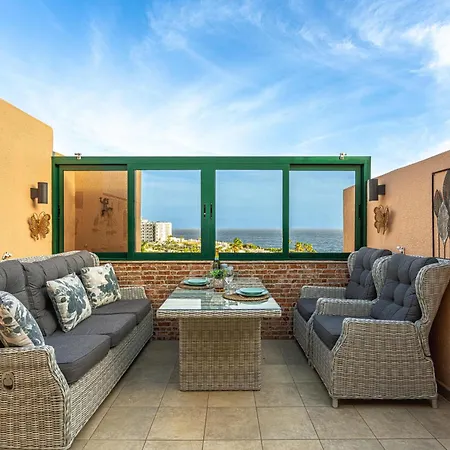 Paz Ocean View Luxury, 2 Air Conditioners, Fast Wifi, Heated Pool San Miguel de Abona